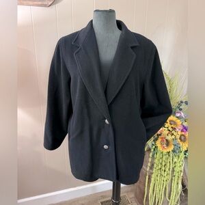 VTG David Brooks • Oversized 100% Wool Coat